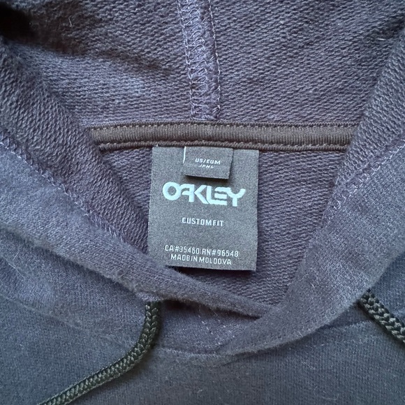 Y2K Vintage Oakley Hoodie Big Centre Logo Streetwear - Picture 5 of 5
